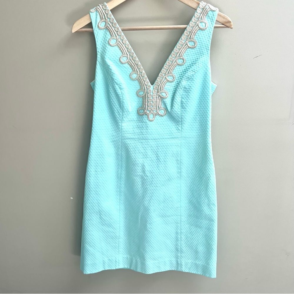 Lily Pulitzer Mint Green Sleeveless Dress Sz 4